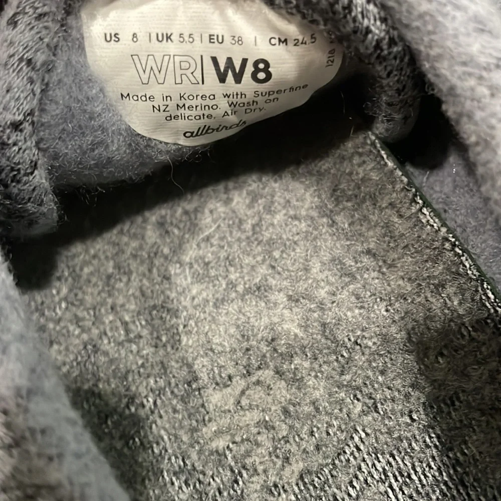Allbirds Gray Wool Sneakers 8 - Picture 5 of 7